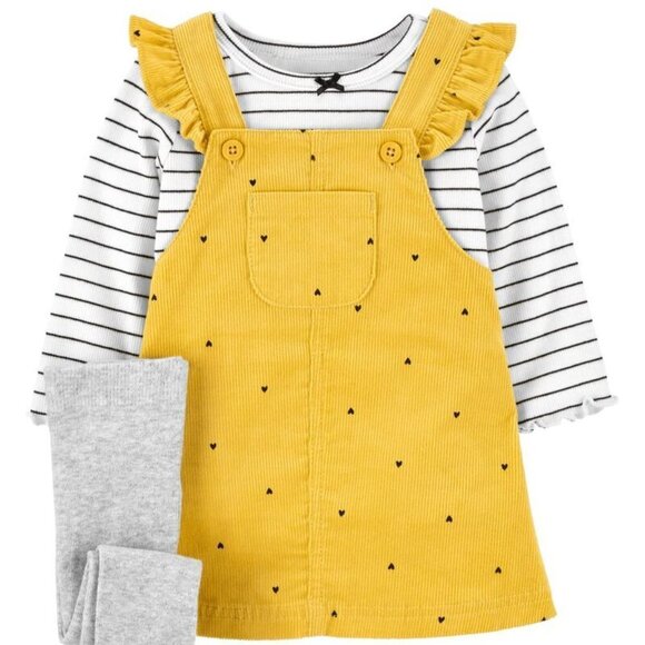 Carter's Other - Carters - Yellow Corduroy Jumper Dress